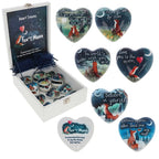 Fox Under The Moon heart Tokens