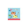 This cute little card is just right for a samll child's birthday and features a friendly looking cartoon tiger and butterfly... 