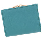 Ladies small lined clasp purse - teal