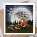 “A Lifetime” Love & Family Greeting Card by Fox Under The Moon