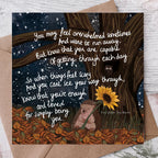 'Being You' - Greeting Card by Fox Under The Moon