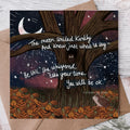 'Be Still'  - Greeting Card by Fox Under The Moon