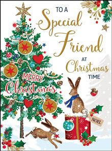 To a special friend - Jonny Javelin Christmas card