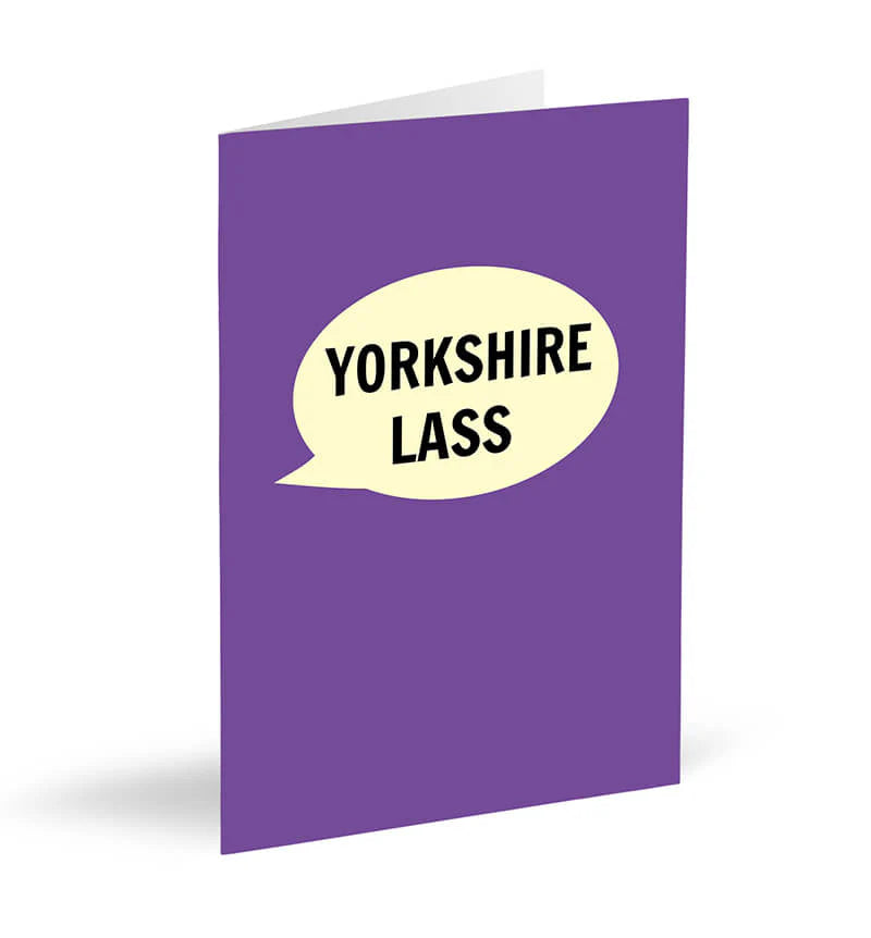 Yorkshire lass - Blank Card