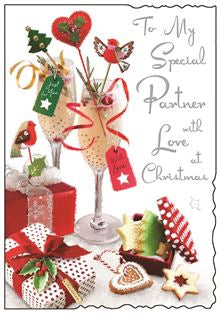 To my Special Partner - Jonny Javelin Christmas card