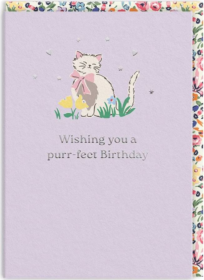 Purr-fect Birthday - Cath Kidston card