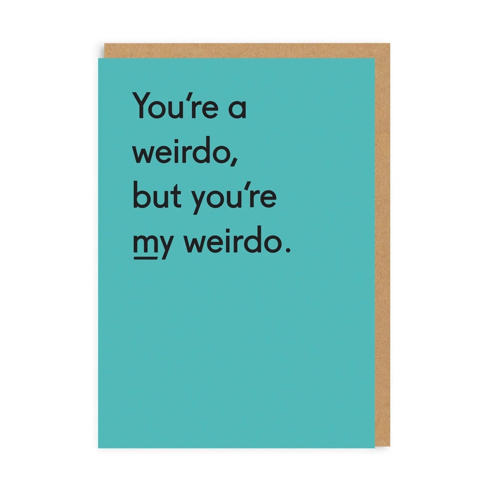 My weirdo -blank card