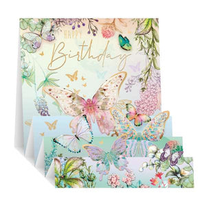 Beautiful birthday butterfly - Pop up card