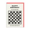 Game of chess - Birthday card