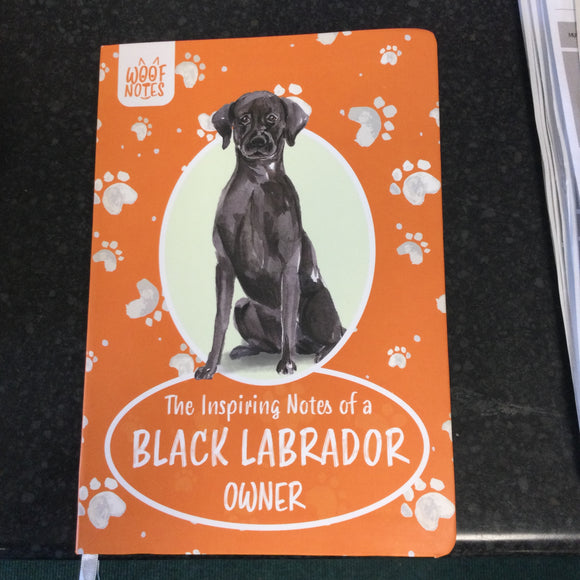 Black Labrador owner - A5 notebook