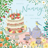 Lovely Nanny on your Birthday card