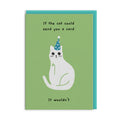 If the cat could send a card -Ken the cat birthday card