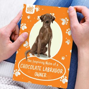 Chocolate labrador owner - Woof notes  Journal with lined pages