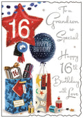 Grandson on your 16th birthday - Jonny Javelin cards