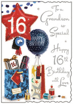 Grandson on your 16th birthday - Jonny Javelin cards