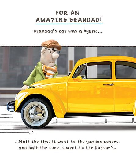 Amazing Grandad  - funny, birthday card