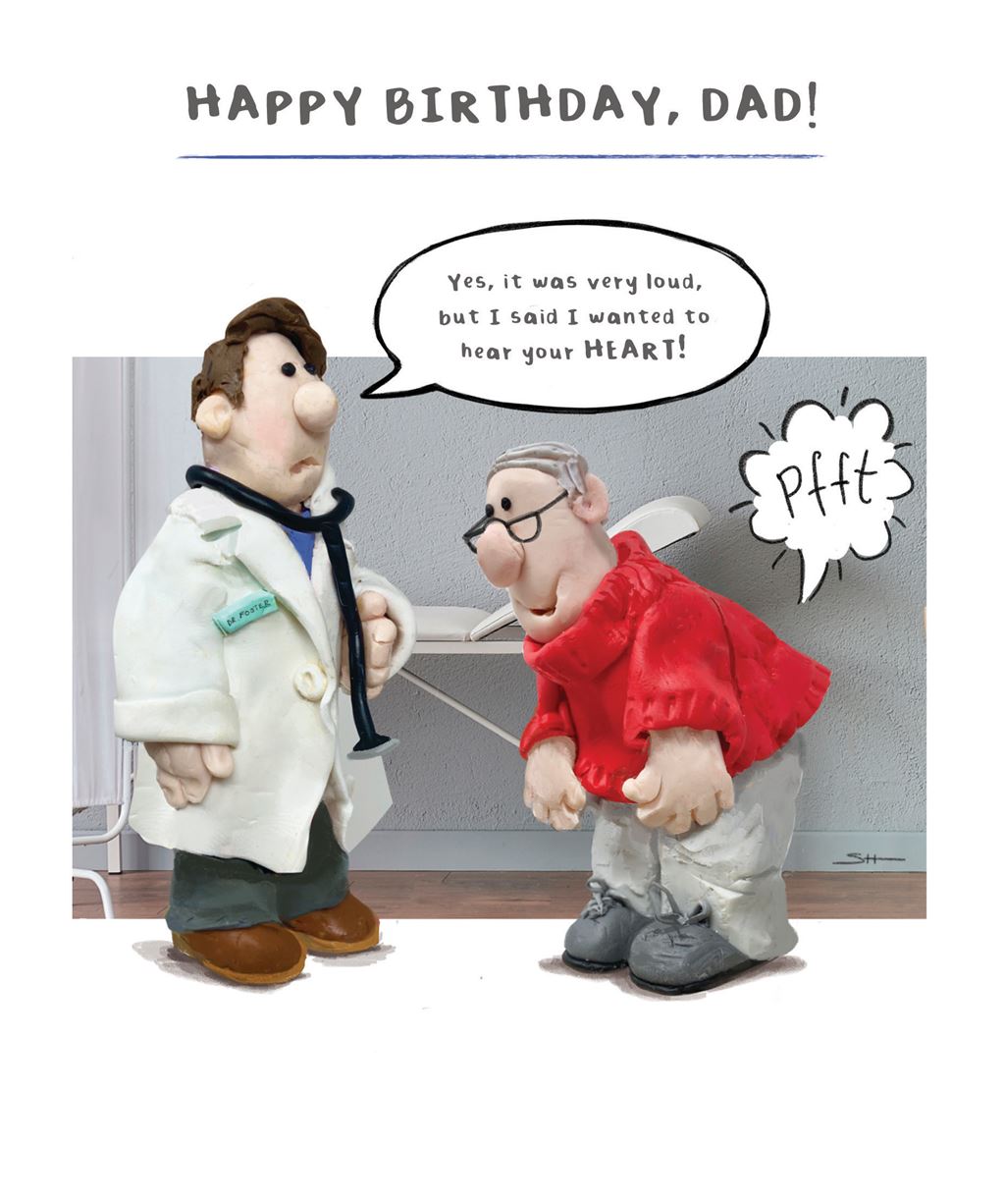 Happy Birthday, Dad - funny card