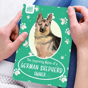German Shepherd owner - Woof notes  Journal with lined pages