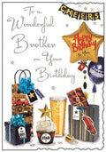 Wonderful Brother on your Birthday - Jonny Javelin cards