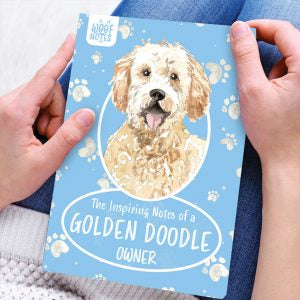 Golden Doodle - Woof notes  Journal with lined pages