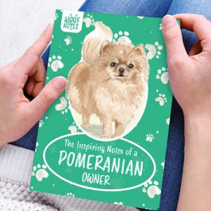 Pomeranian - Woof notes  Journal with lined pages