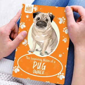 PUG - Woof notes  Journal with lined pages