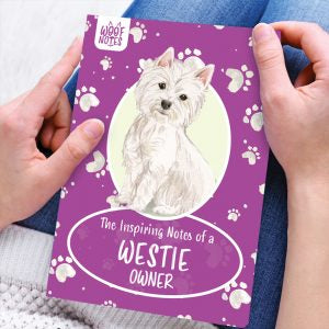 Westie - Woof notes  Journal with lined pages