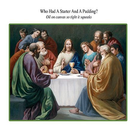 Starter & Pudding? -  blank comedy card