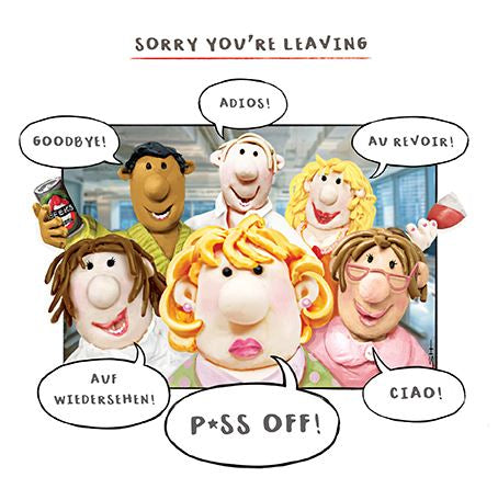 Ciao leaving card