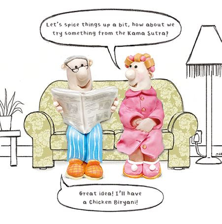 Spice -  funny  blank card