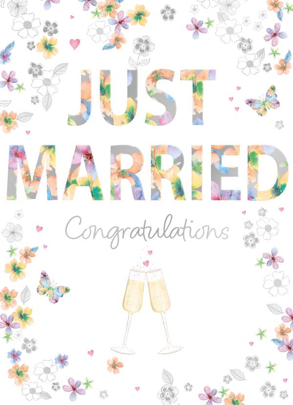 Just Married card