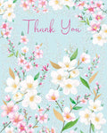 Floral - Pack of 4 - Thank You Cards