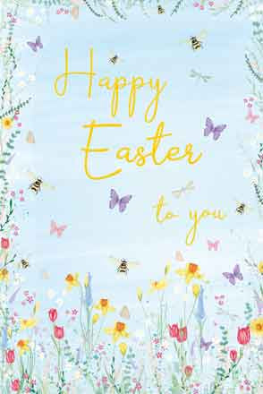 Happy Easter- Pack of 4 Easter cards