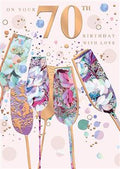 Age 70 Female Birthday card