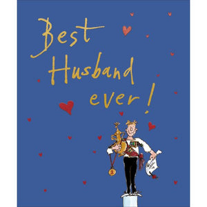 Best Husband Ever- Quentin Blake Valentine's card