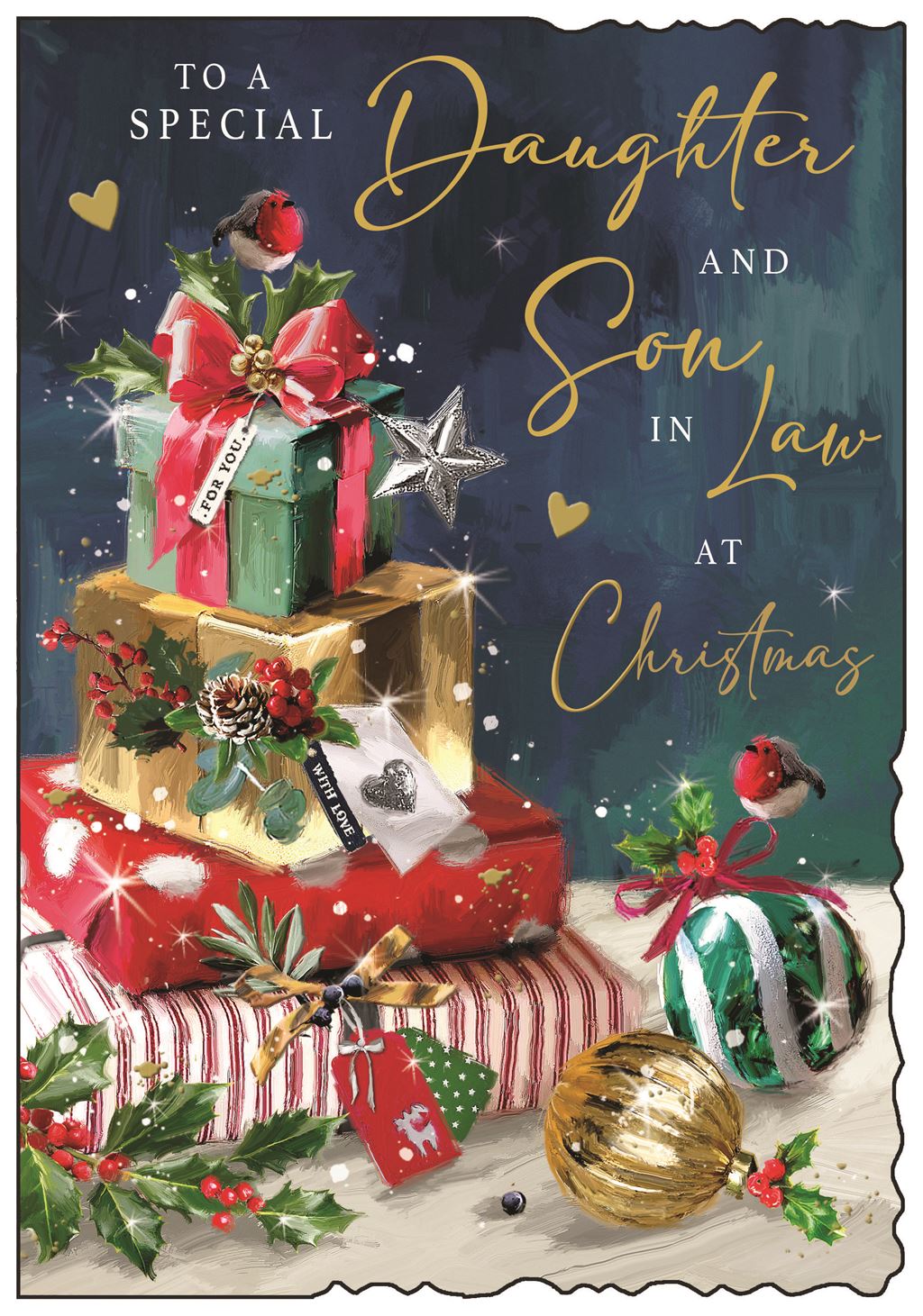 Daughter & Son in Law (presents) - Christmas Card