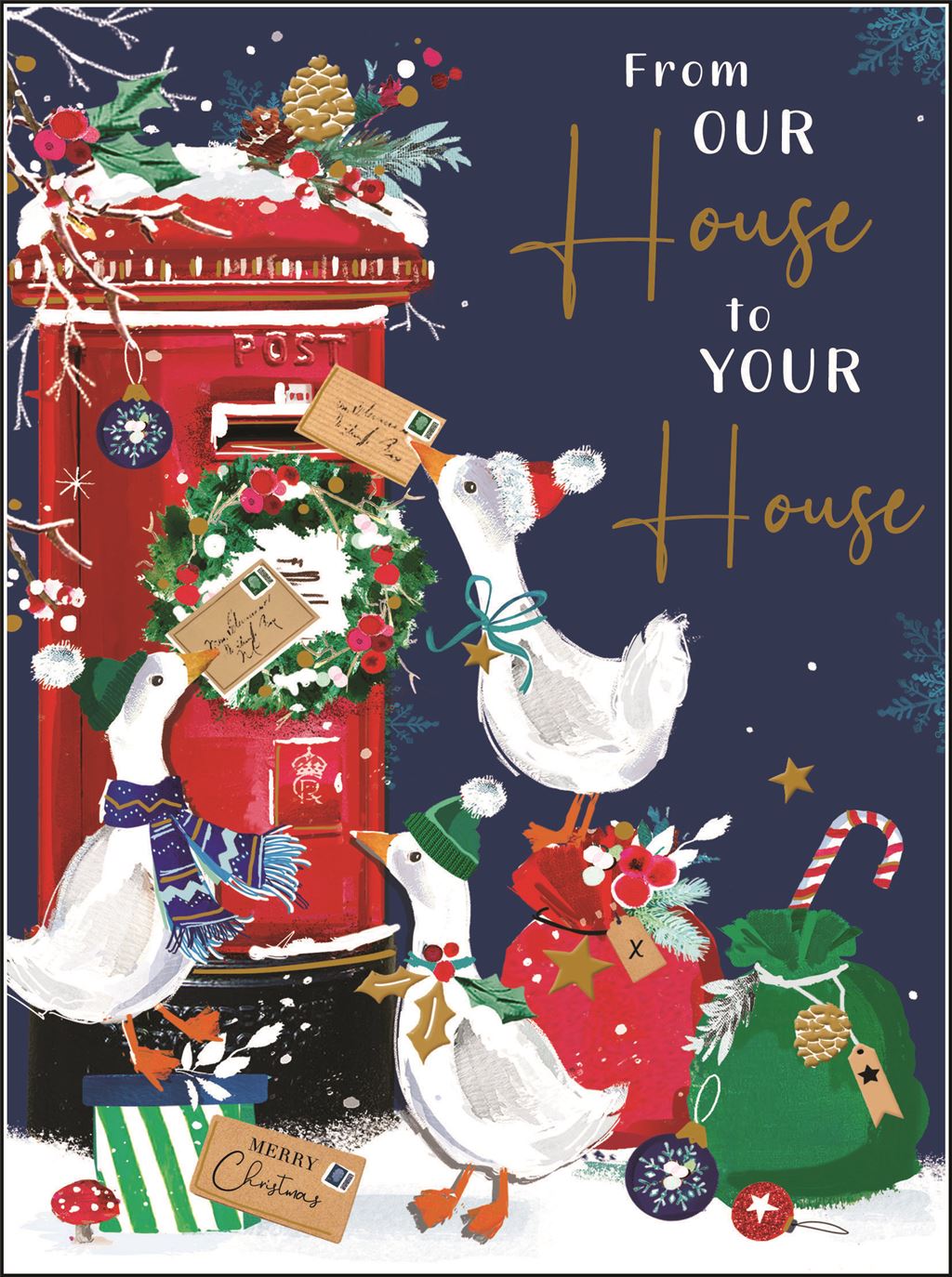 From Our House to Your House (geese) - Christmas Card