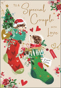 Special Couple (hedgehogs) - Christmas Card
