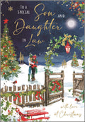 Son & Daughter in Law (arched gate) - Christmas Card