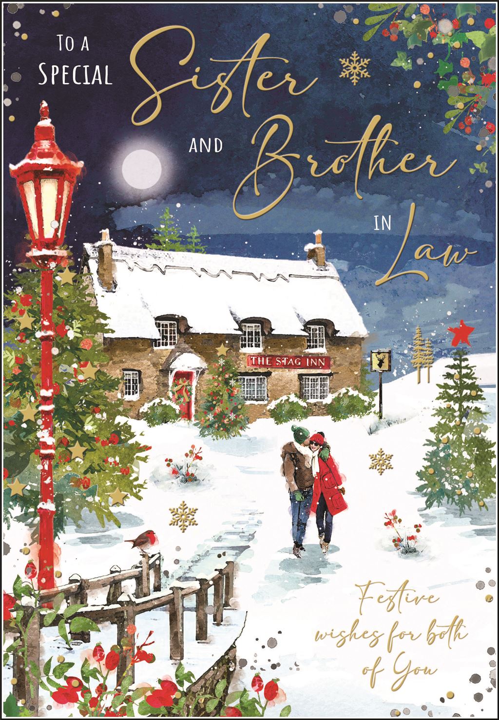 Sister & Brother in Law (pub) - Christmas Card