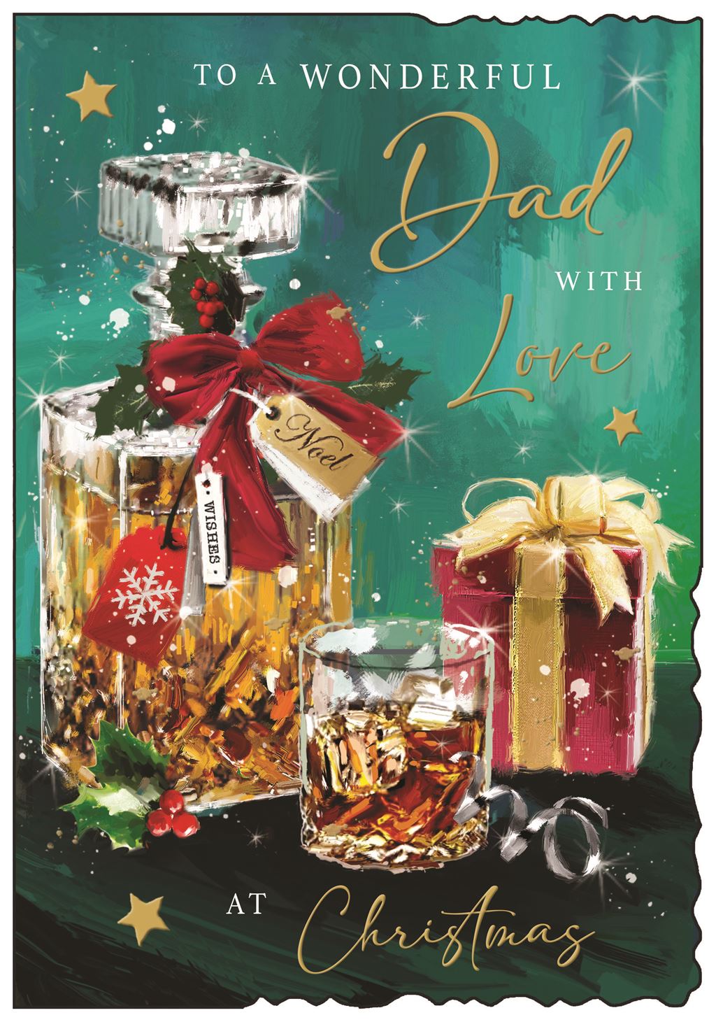 Dad (whisky) - Christmas Card