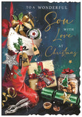 Son (stocking) - Christmas Card