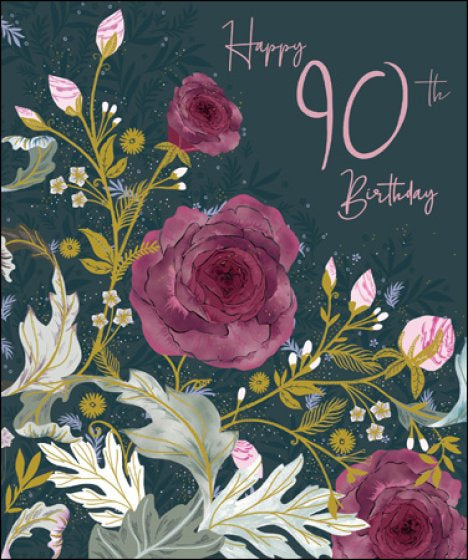 Happy 90th birthday card