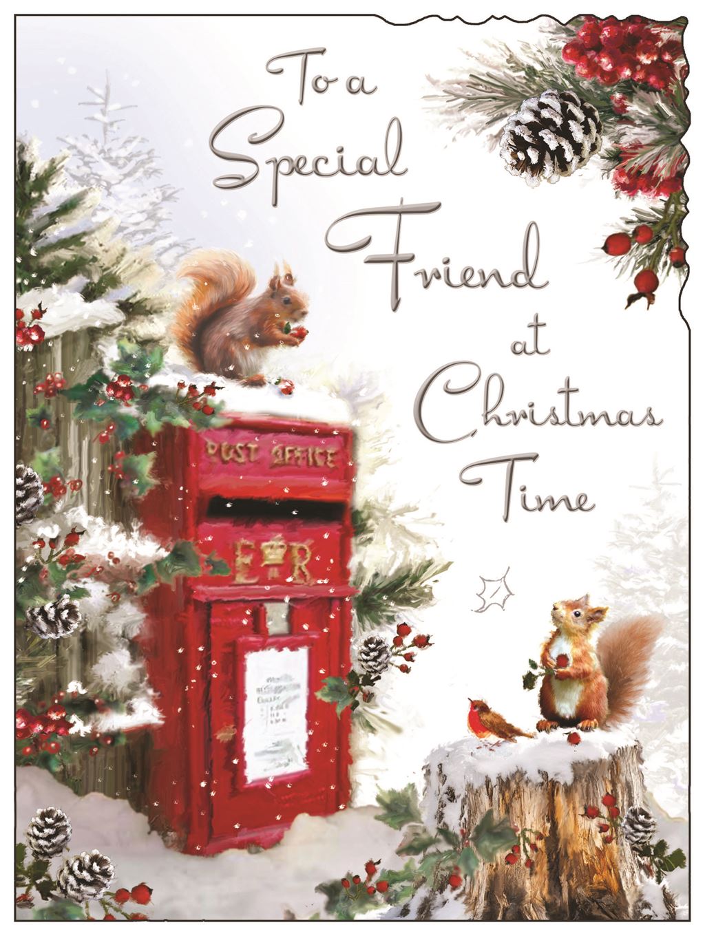 Special Friend (squirrels) - Christmas Card