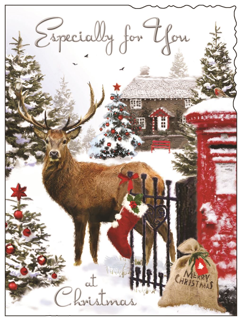Especially for You (stag) - Christmas Card