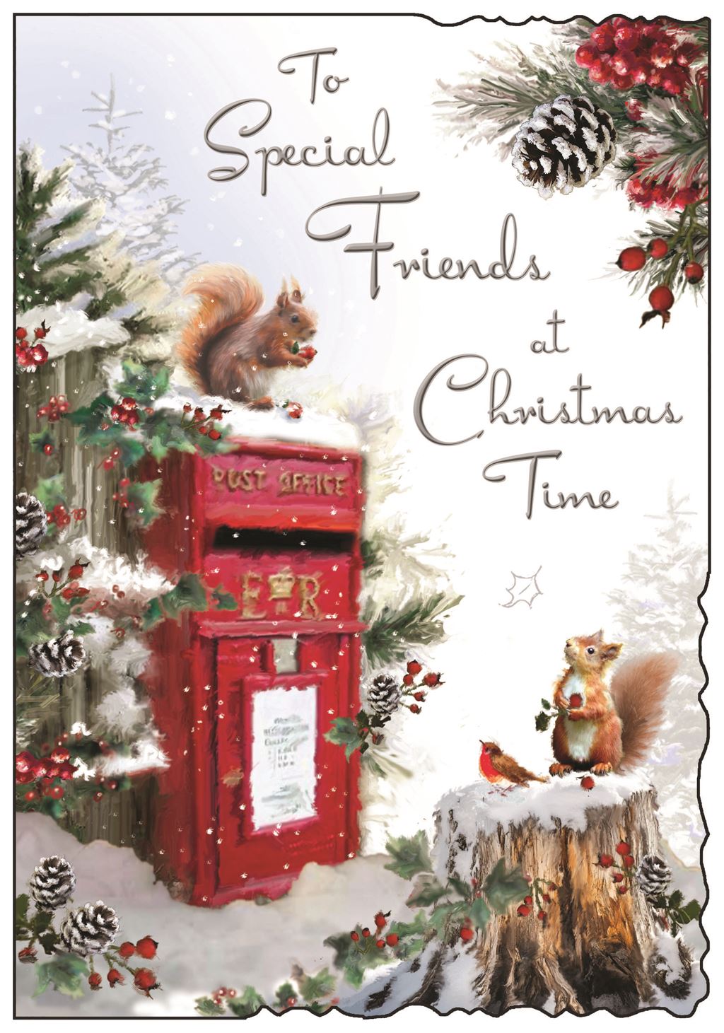 Special Friends (squirrels) - Christmas Card