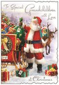 Grandchildren (santa sleigh) - Christmas Card