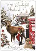 Husband (stag) - Christmas Card