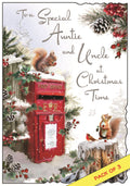 Auntie & Uncle (squirrels) - Christmas Card