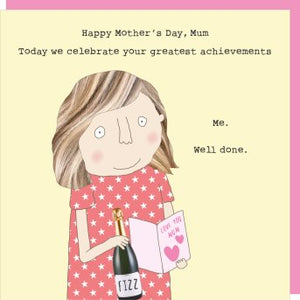 Your greatest achievement - Rosie Made a Thing Mother's Day card